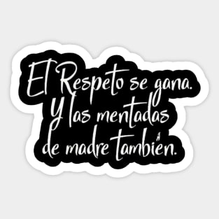 "Elige tu estilo, elige tu actitud. 🚀✨ ¡Y lleva contigo el respeto que te mereces!" Sticker